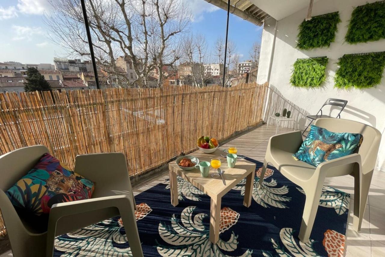 Le Jungle By Anderslocationterrassewifi-Netflix Lägenhet Marseille Exteriör bild